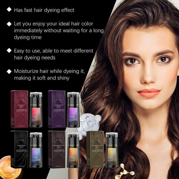 Polar Hair Instant Dye Shampoo, Polar Hair Care, Hair Care Shampoo 200ml NEW - Image 6